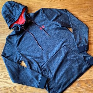 Mens Under Armour Coldgear Hooded Sweatshirt